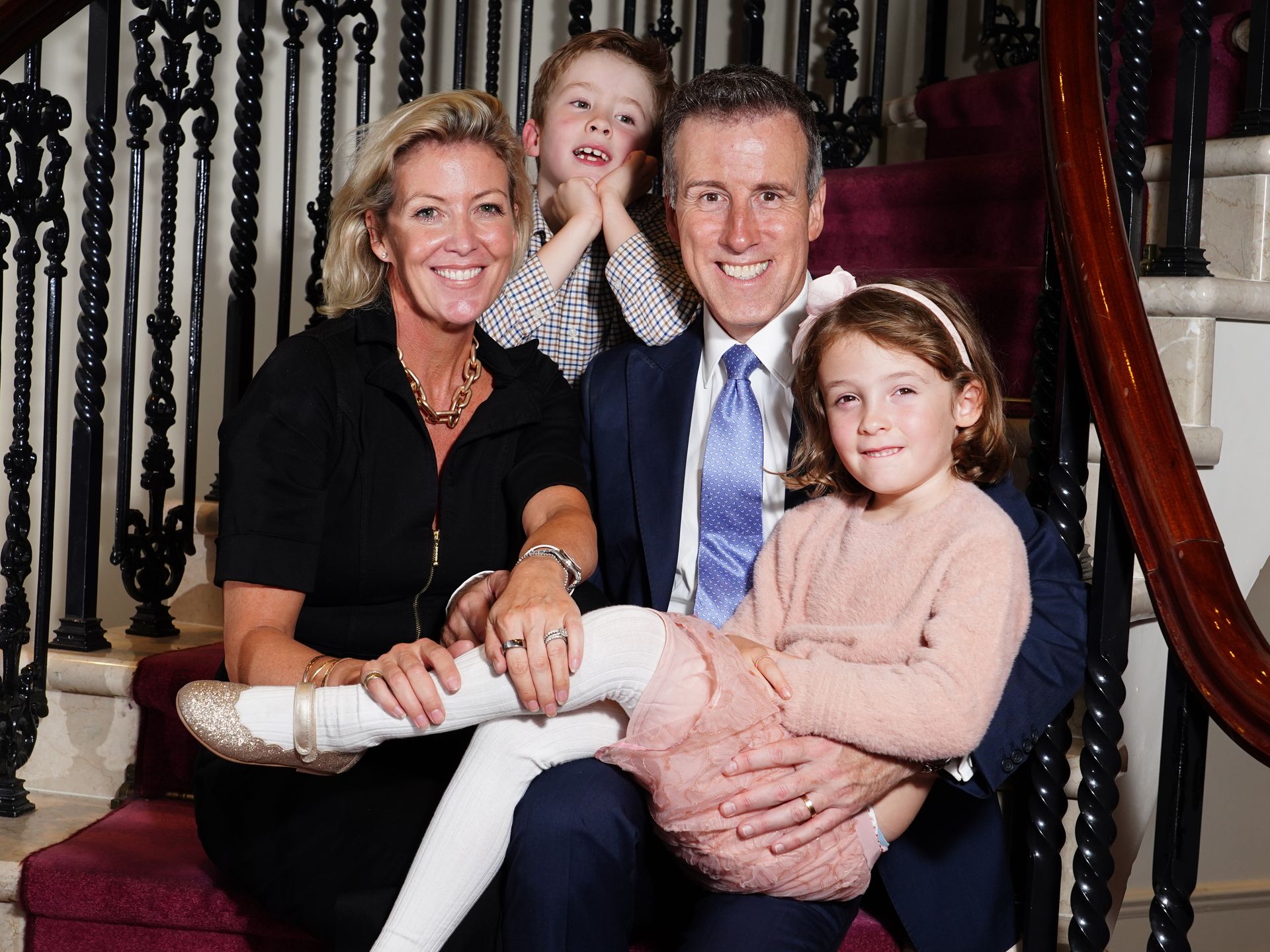 Anton Du Beke's precious family snaps of mini-me twins, 7, and wife Hannah | HELLO!