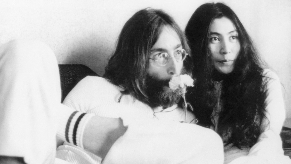 John Lennon and Yoko Ono's relationship in 10 iconic photos – on what would have been his 85th birthday