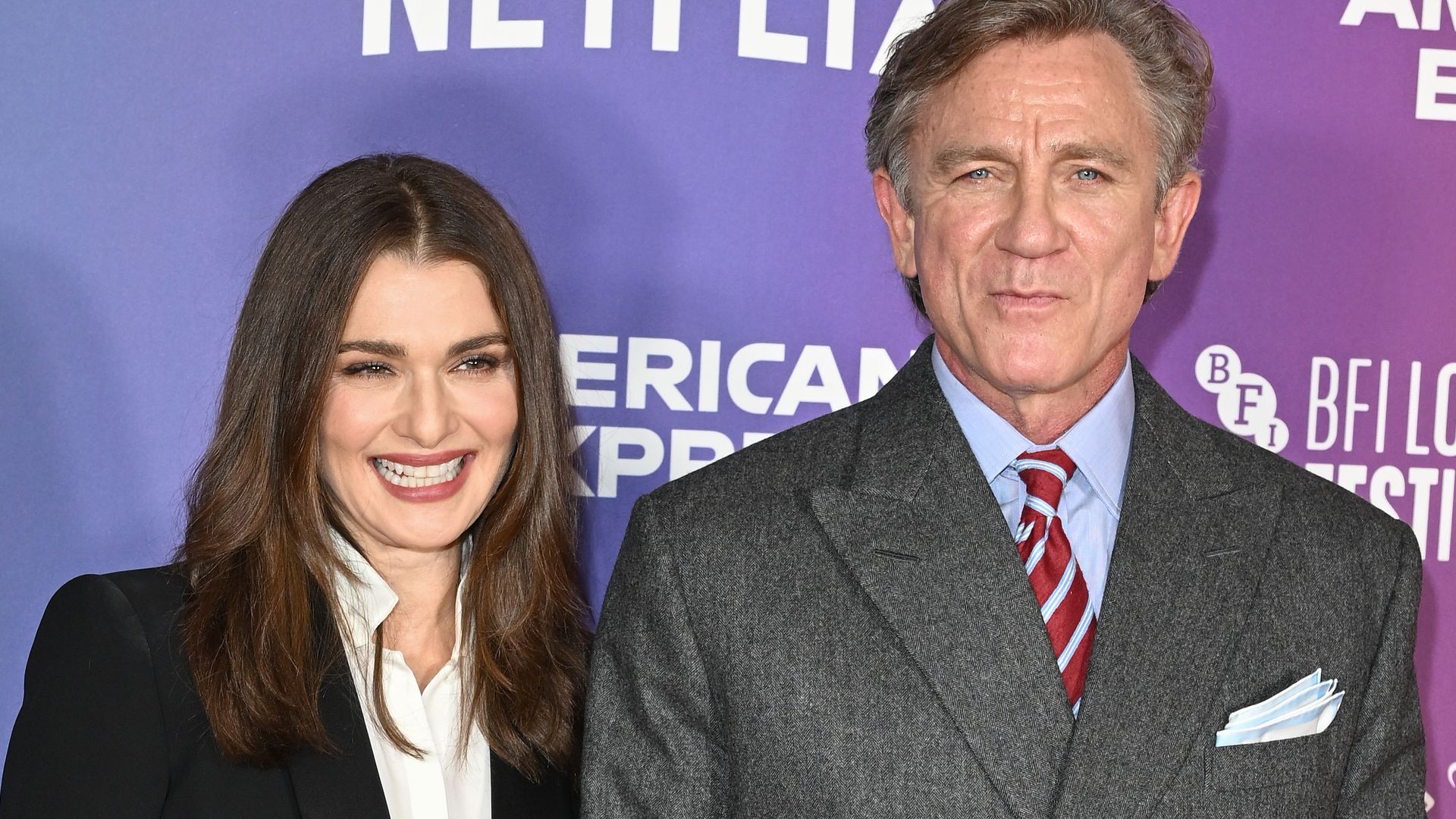 Suave Daniel Craig puts on loved-up display with wife Rachel Weisz