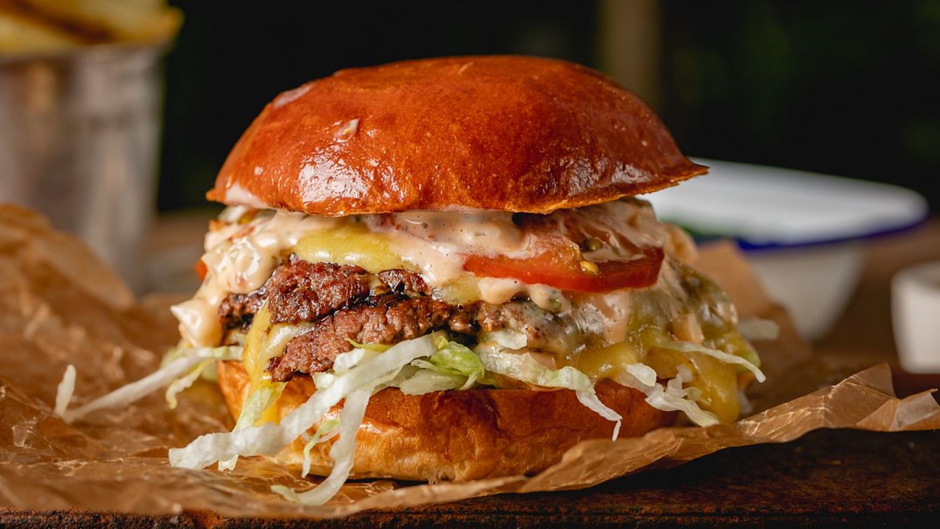 A burger