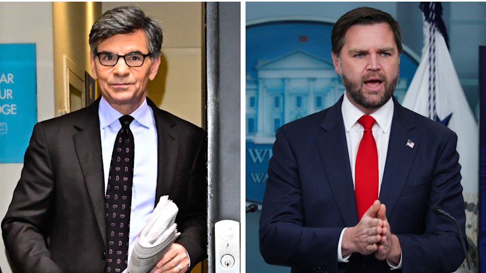 George Stephanopoulos shuts down J.D. Vance in fiery on-air clash | HELLO!