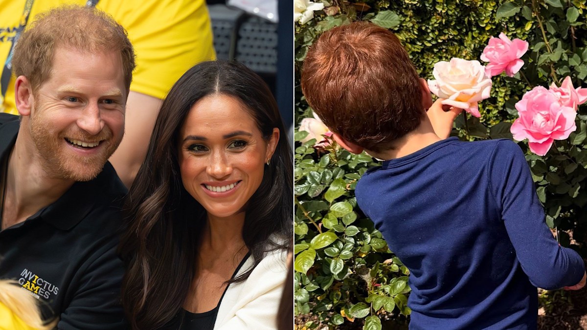 Prince Archie and Princess Lilibet show off auburn locks during Halloween outing