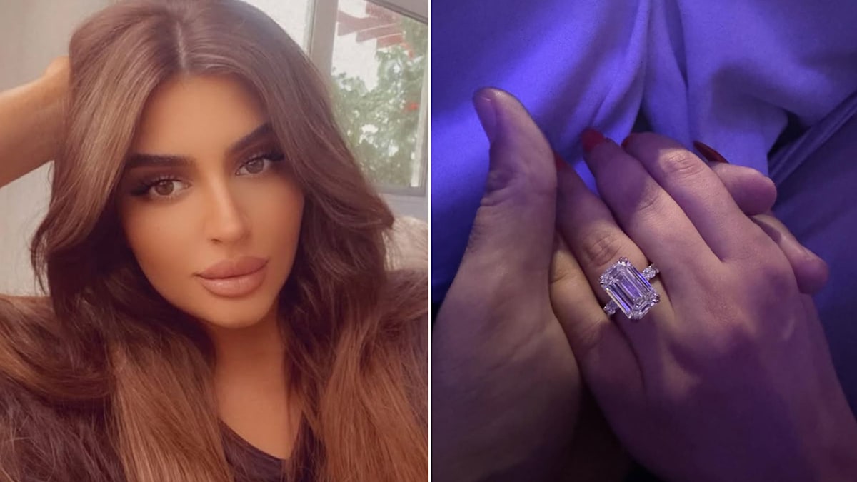 Dubai Princess finally shares photos of French Montana's elaborate proposal - one year after royal divorce