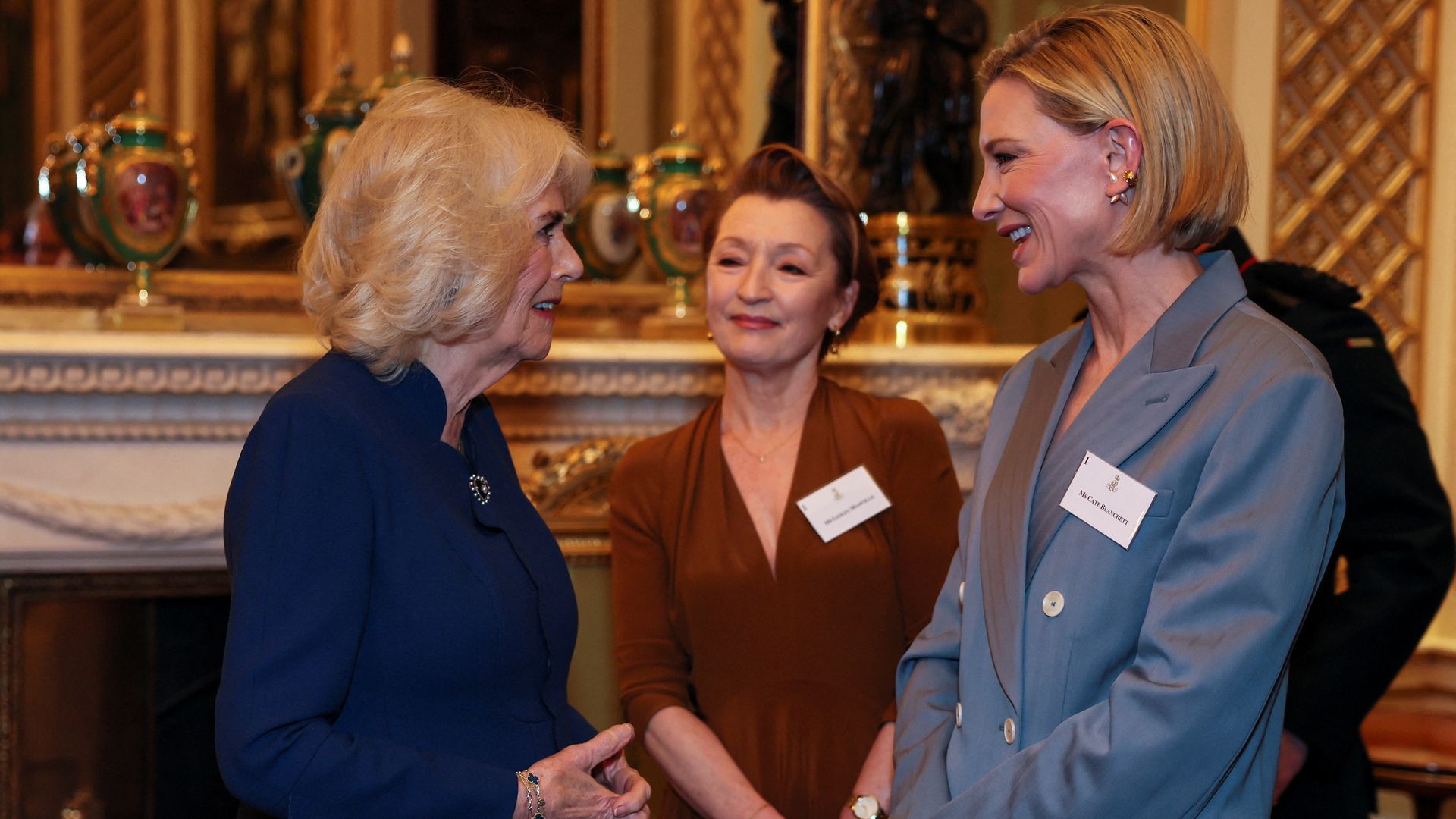 Queen Camilla surprised at star-studded palace reception | HELLO!