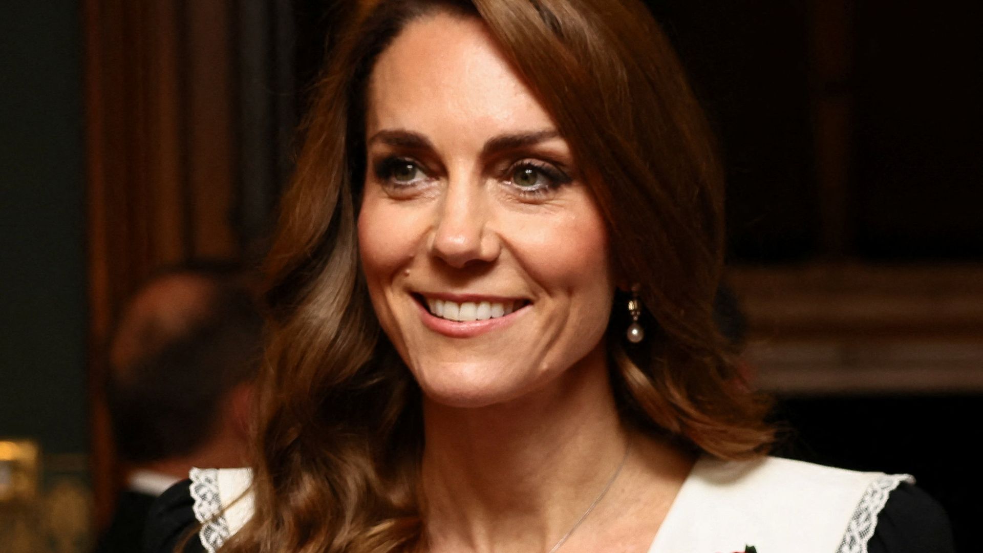 Britain's Catherine, Princess of Wales, and Prince George arrive at the Royal Albert Hall 