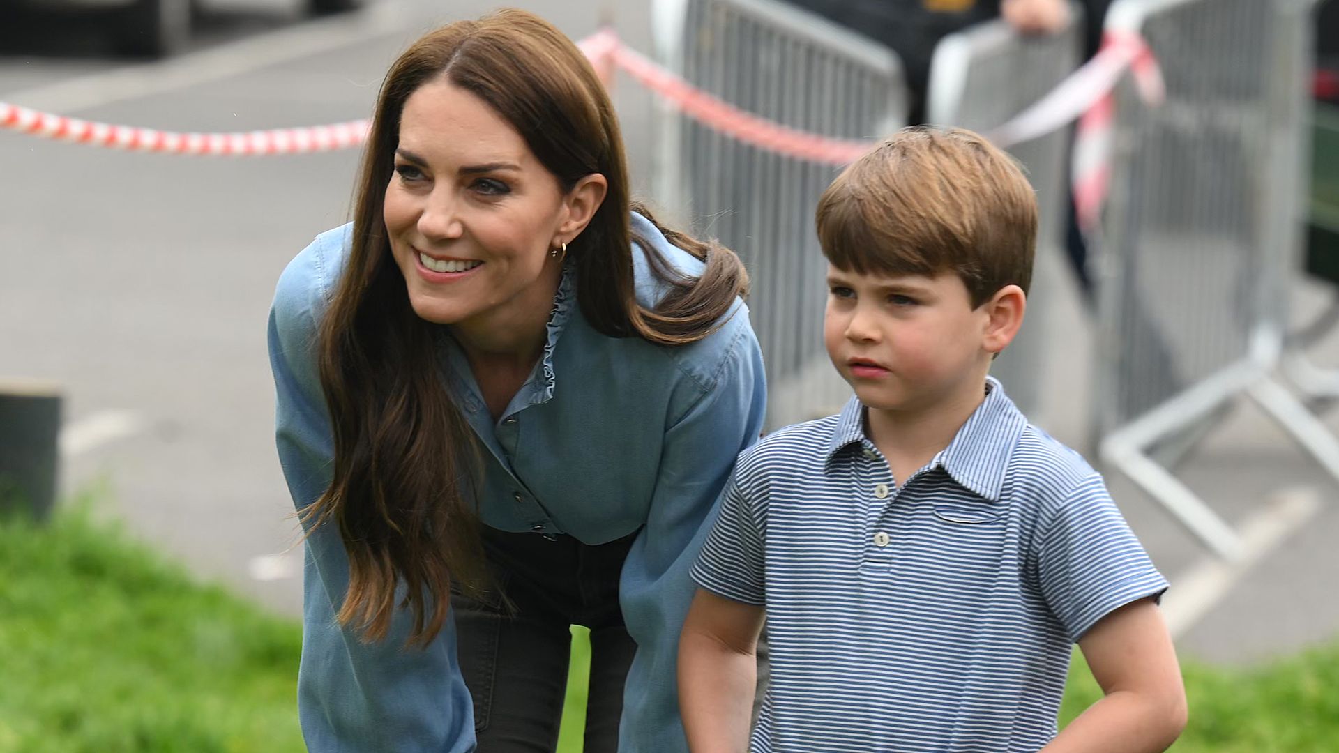 Kate and Louis standing together