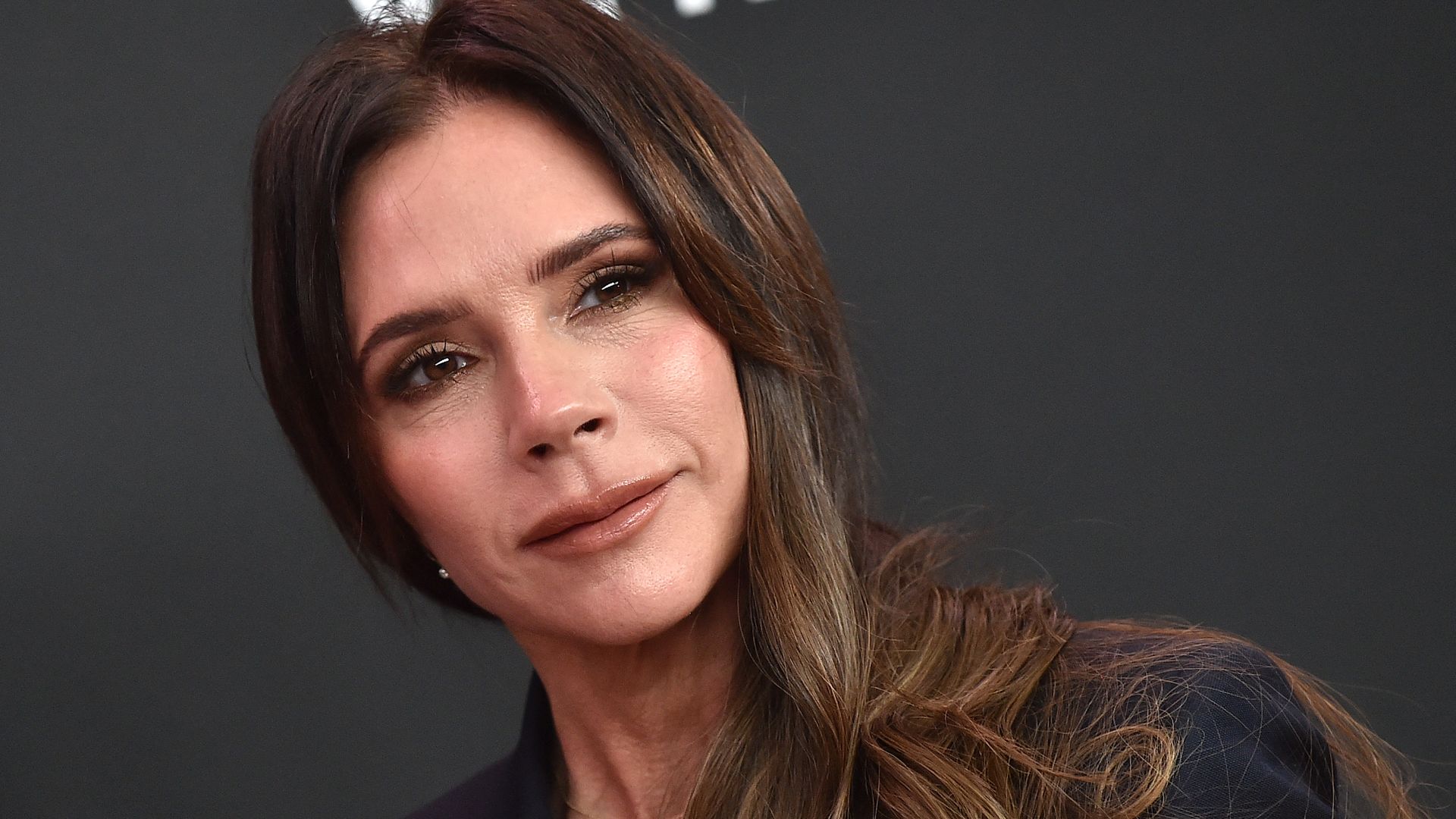 British fashion designer and singer Victoria Beckham arrives for the premiere of the movie "Lola" at the Bruin Theatre, in Los Angeles, California on February 3, 2024