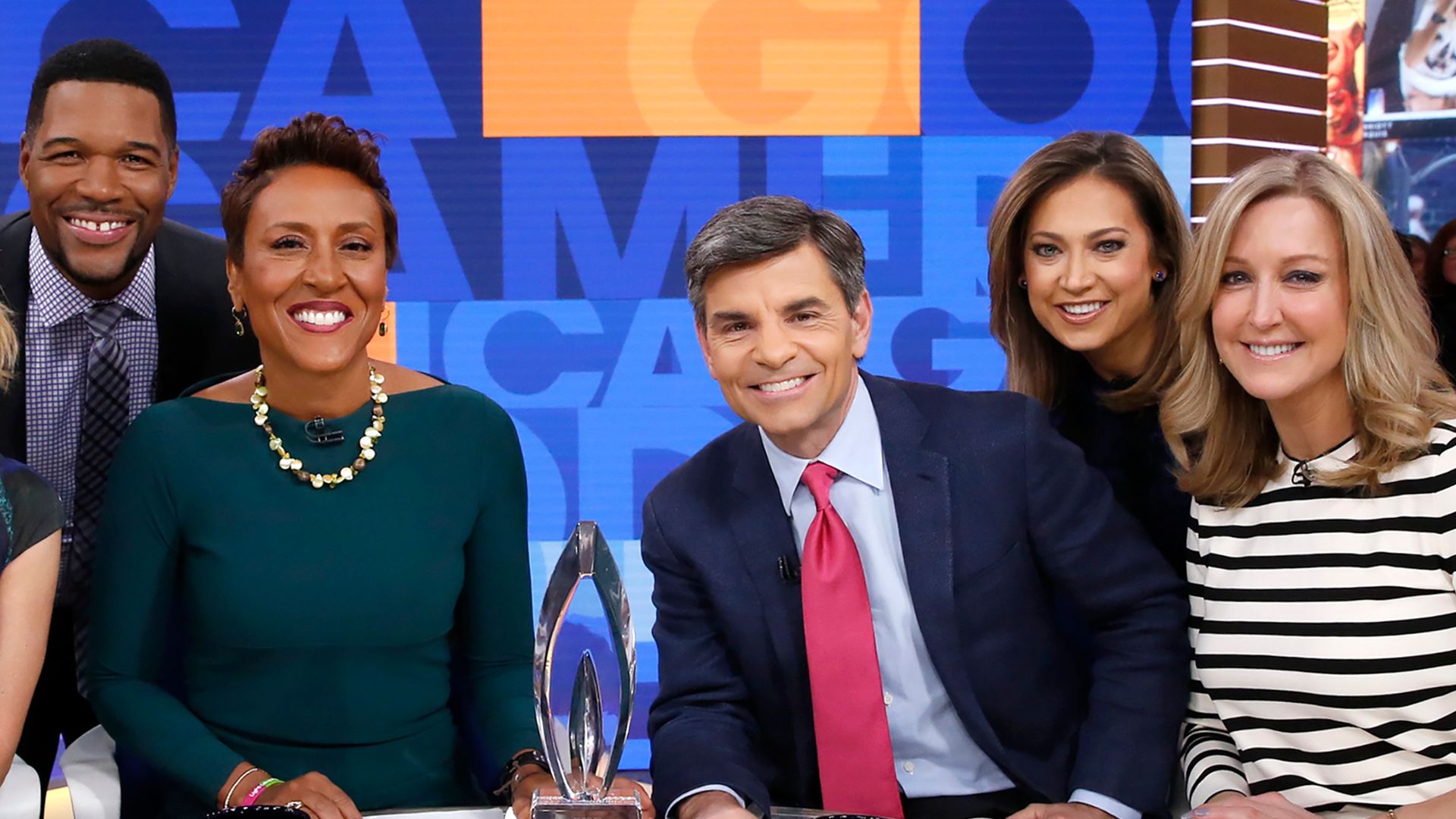 GMA hosts' childhood photos — see George Stephanopoulos, Michael Strahan, Robin Roberts and more like never before | HELLO!