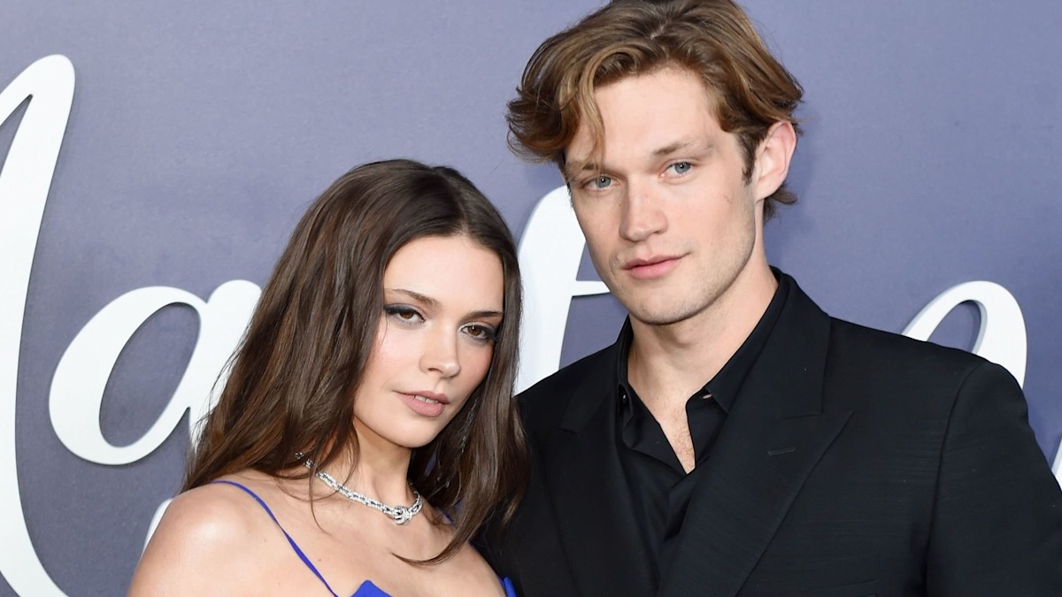 Maxton Hall’s Harriet Herbig-Matten stuns in naked dress at season 2 premiere with co-star Damian Hardung