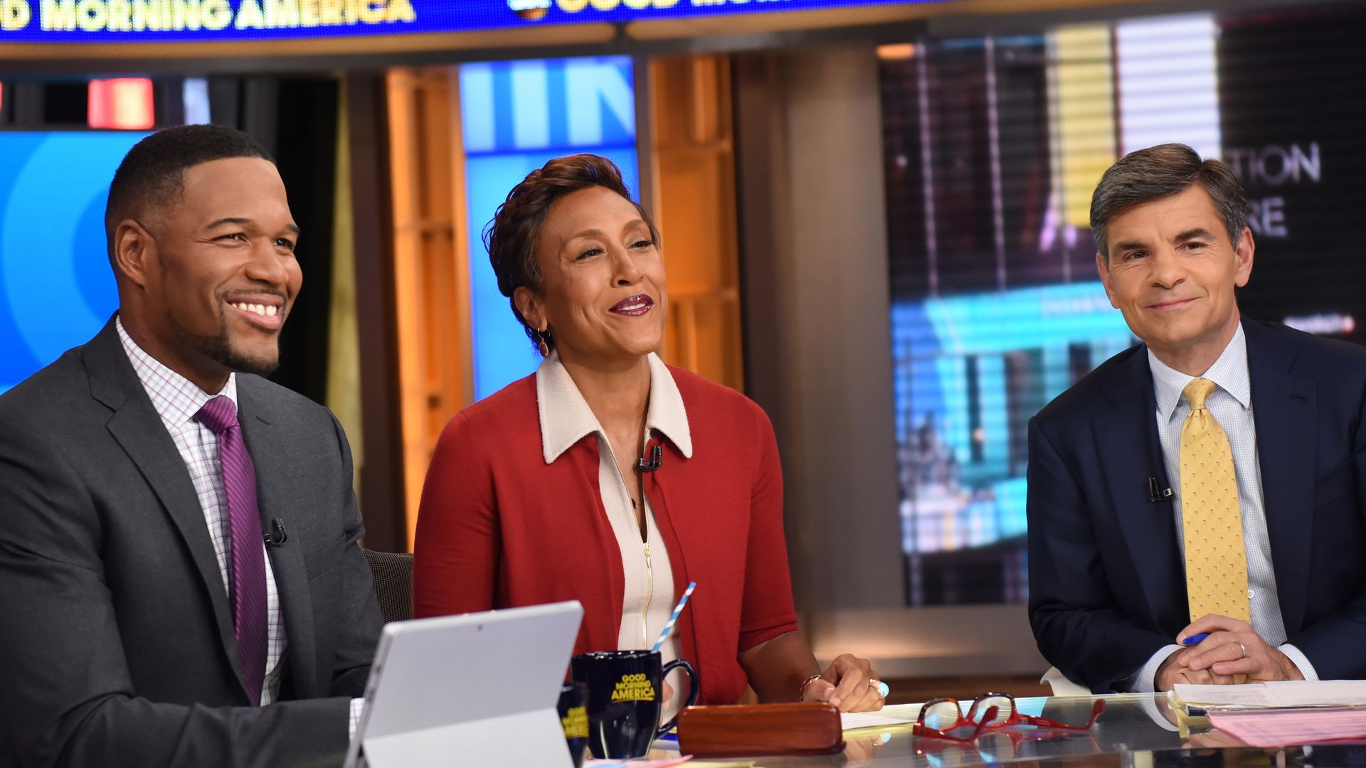 George Stephanopoulos and Michael Strahan's daughters feature in GMA's on-air tradition | HELLO!