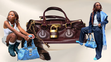 【美品】Chloé llic Paddington Bags y2k Chloe Paddington Handbag Brown Leather 02-08-53 Y2K Tote bag
