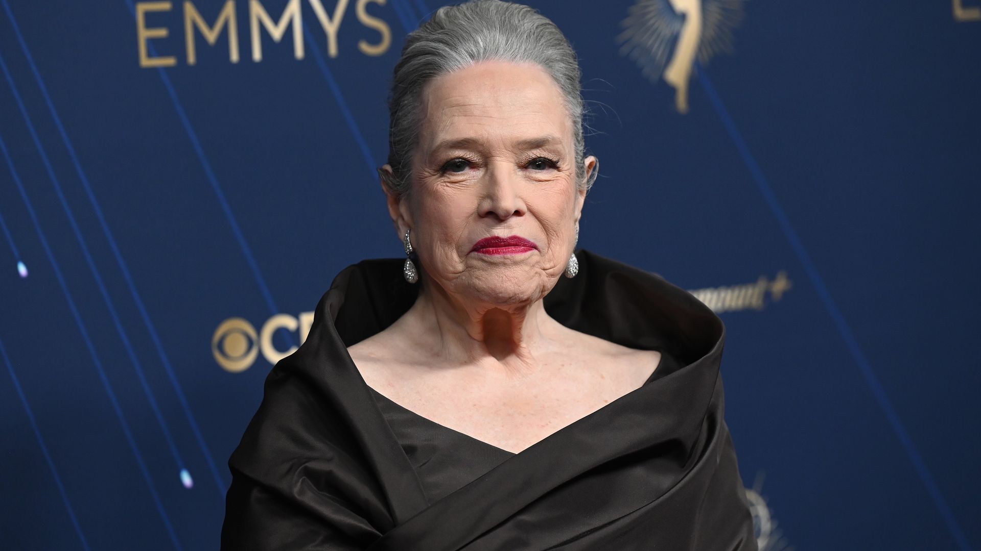 Kathy Bates 'broke down in tears' trying on Emmy gowns after 100lb weight loss