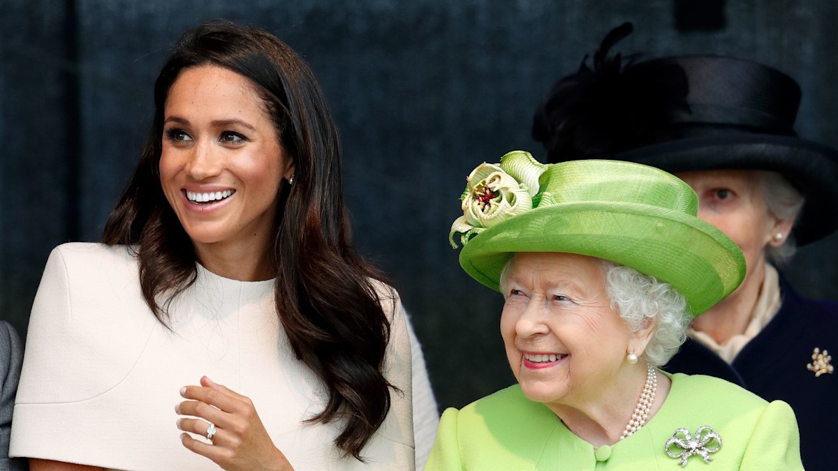 Meghan Markle just wore Queen Elizabeth II’s most famous horse-print fashion accessory