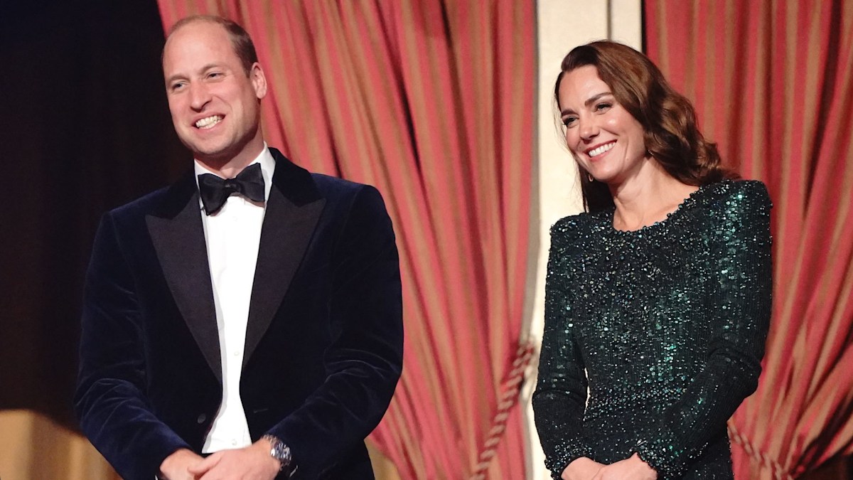 The moment Prince William made Princess Kate laugh during glamorous date night - watch