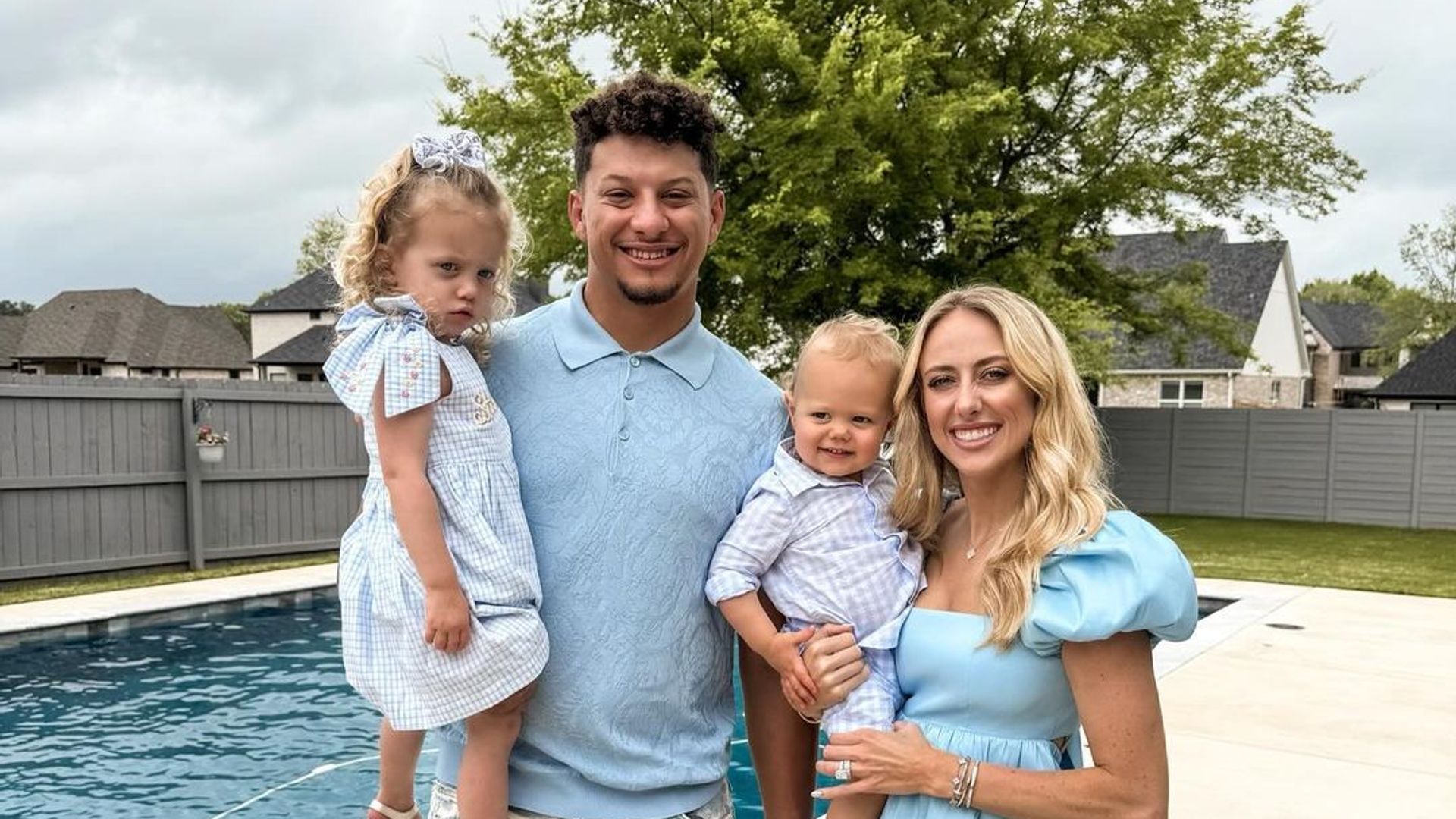 Patrick and Brittany Mahomes' baby boy is growing up so fast in adorable before-and-after photos | HELLO!