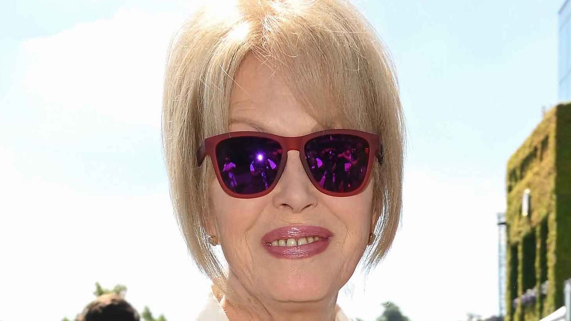 JOanna Lumley at Wimbledon 2025