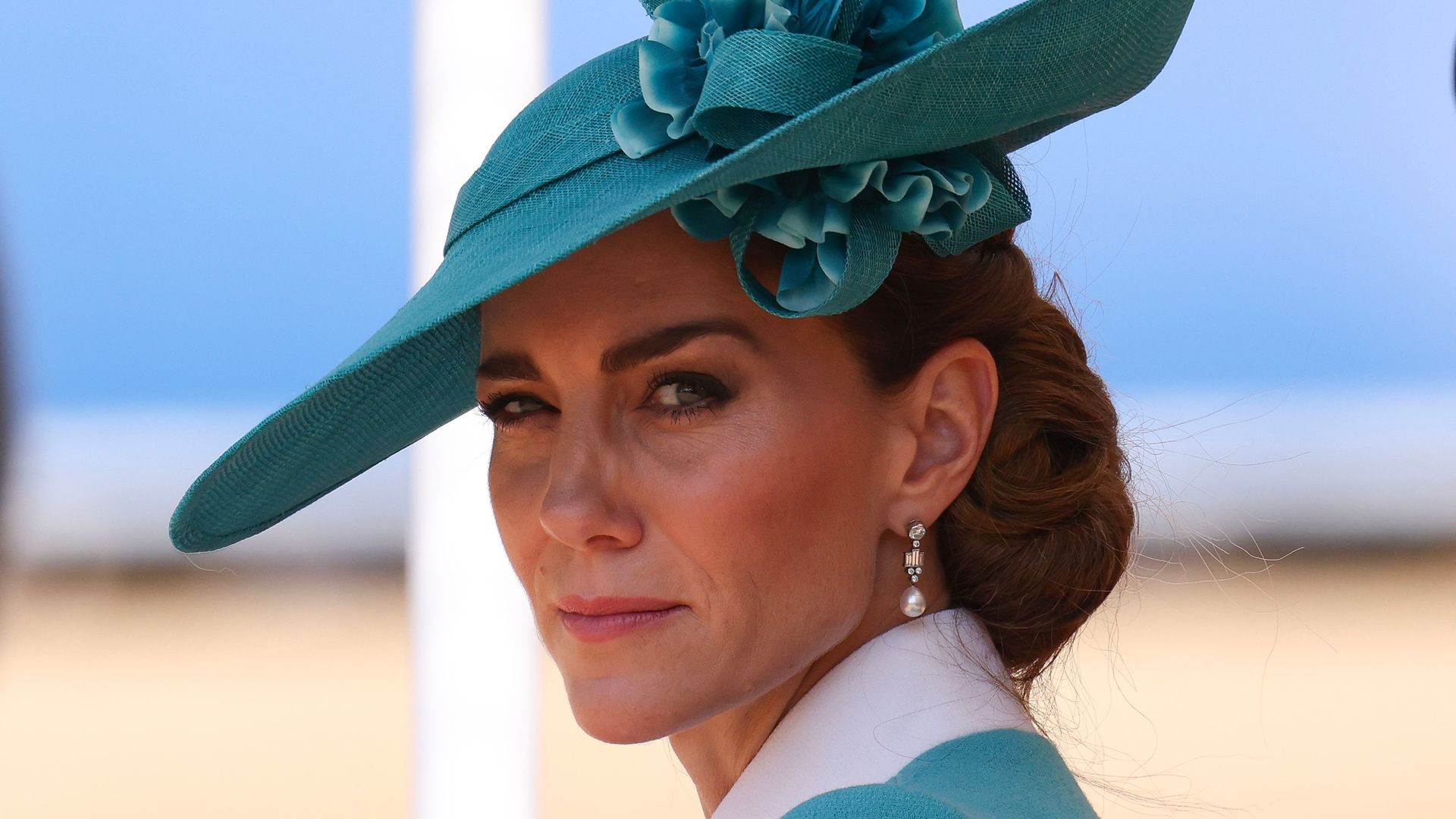 Kate Middleton, the Princess of Wales during Trooping The Colour 2025 on June 14, 2025 in London, England. 