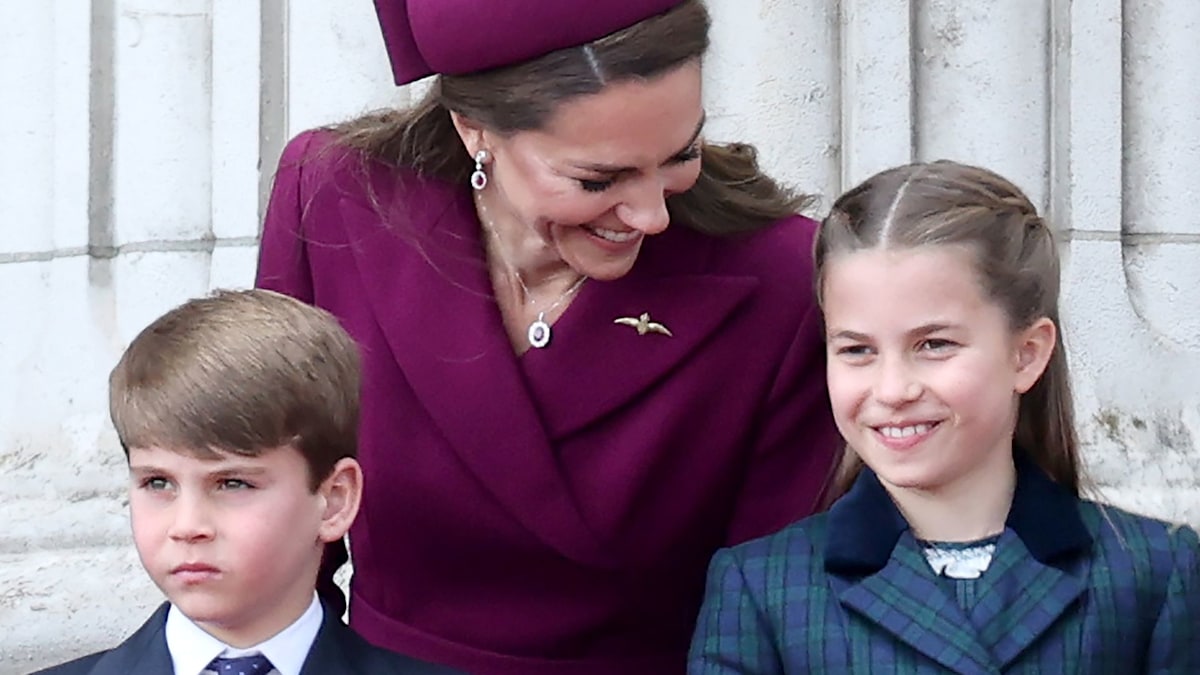 Who is looking after Princess Charlotte and Prince Louis during the Festival of Remembrance?