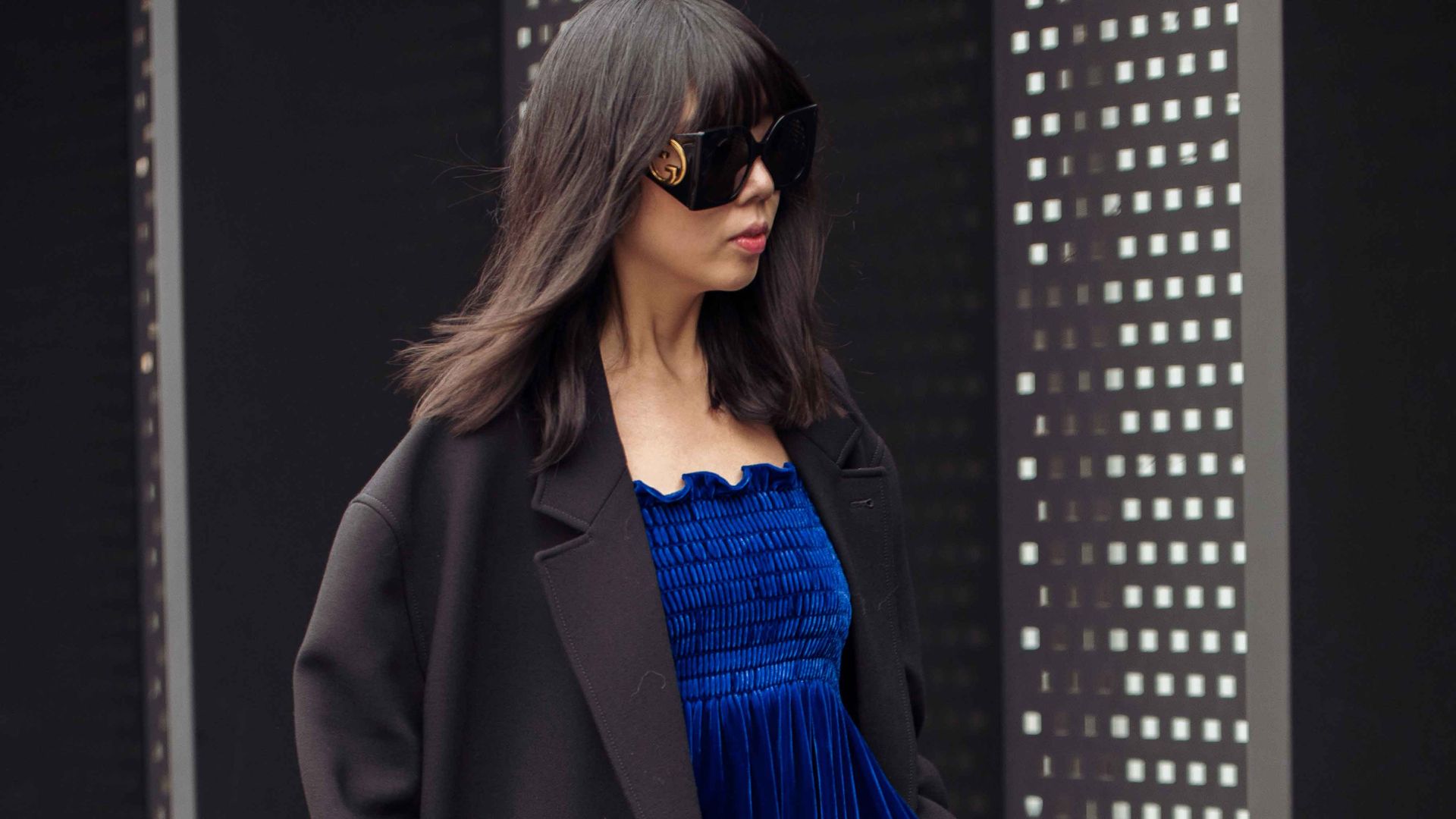 Smock dress at fashion week