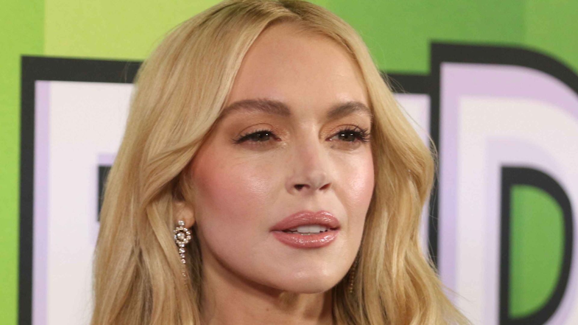 Lindsay Lohan on red carpet