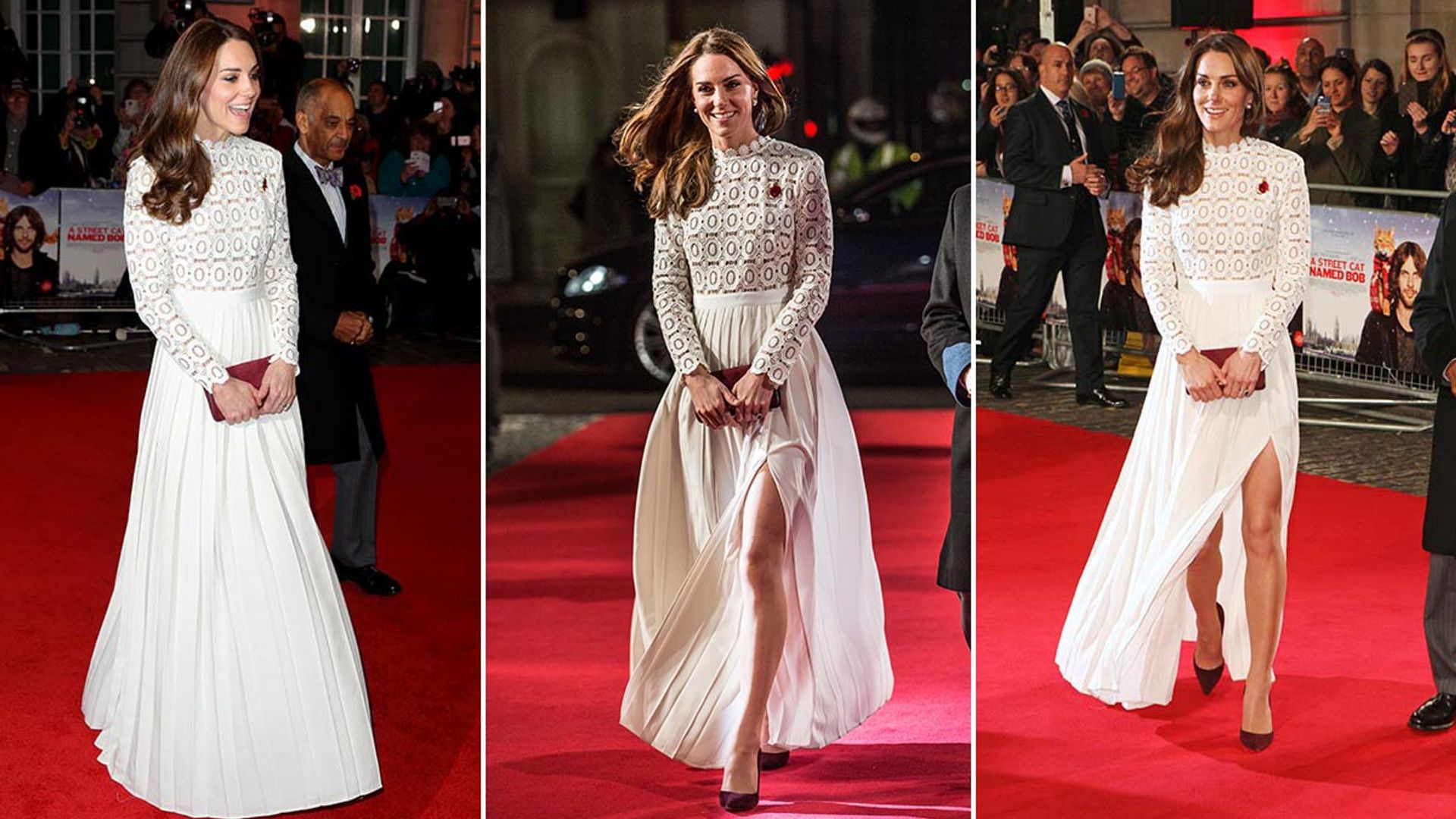 Kate Middleton's red carpet dress is back in stock but you'd better be quick | HELLO!