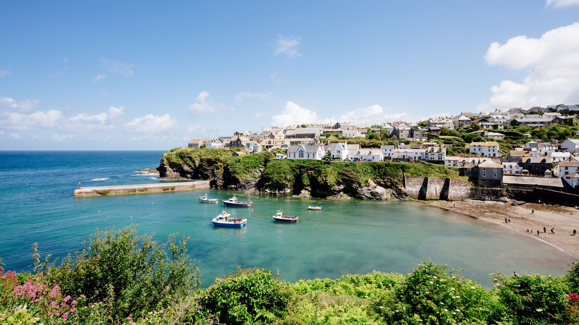 Port Isaac from the South West Coast Path