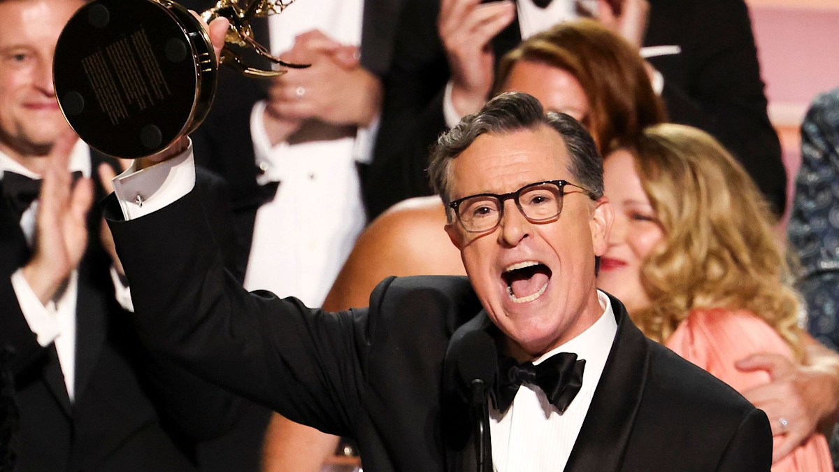 Stephen Colbert's emotional tribute to late assistant at the Emmys: who is Amy Cole?