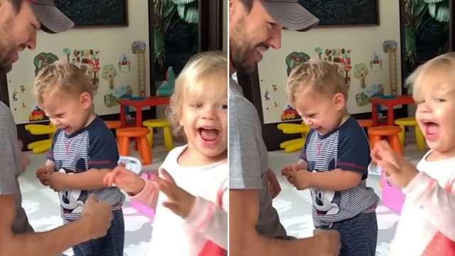 Enrique Iglesias shares adorable video of his twins and it will melt your  heart | HELLO!