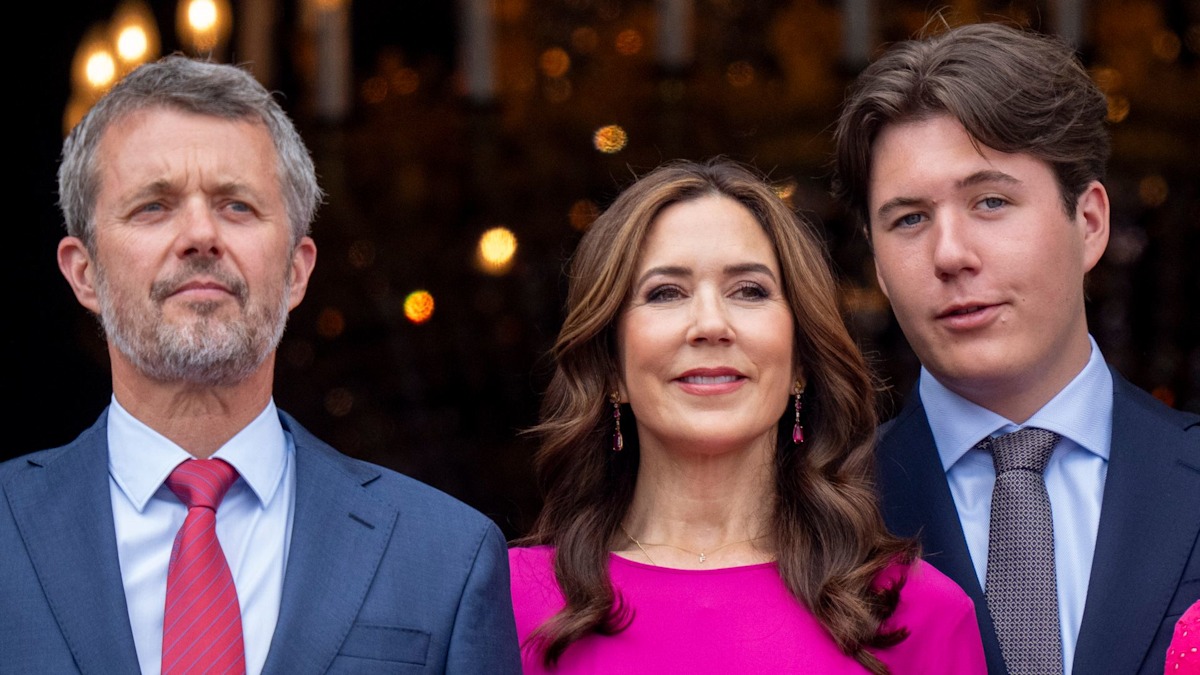 Crown Prince Christian, 20, steps in as King Frederik and Queen Mary leave the country