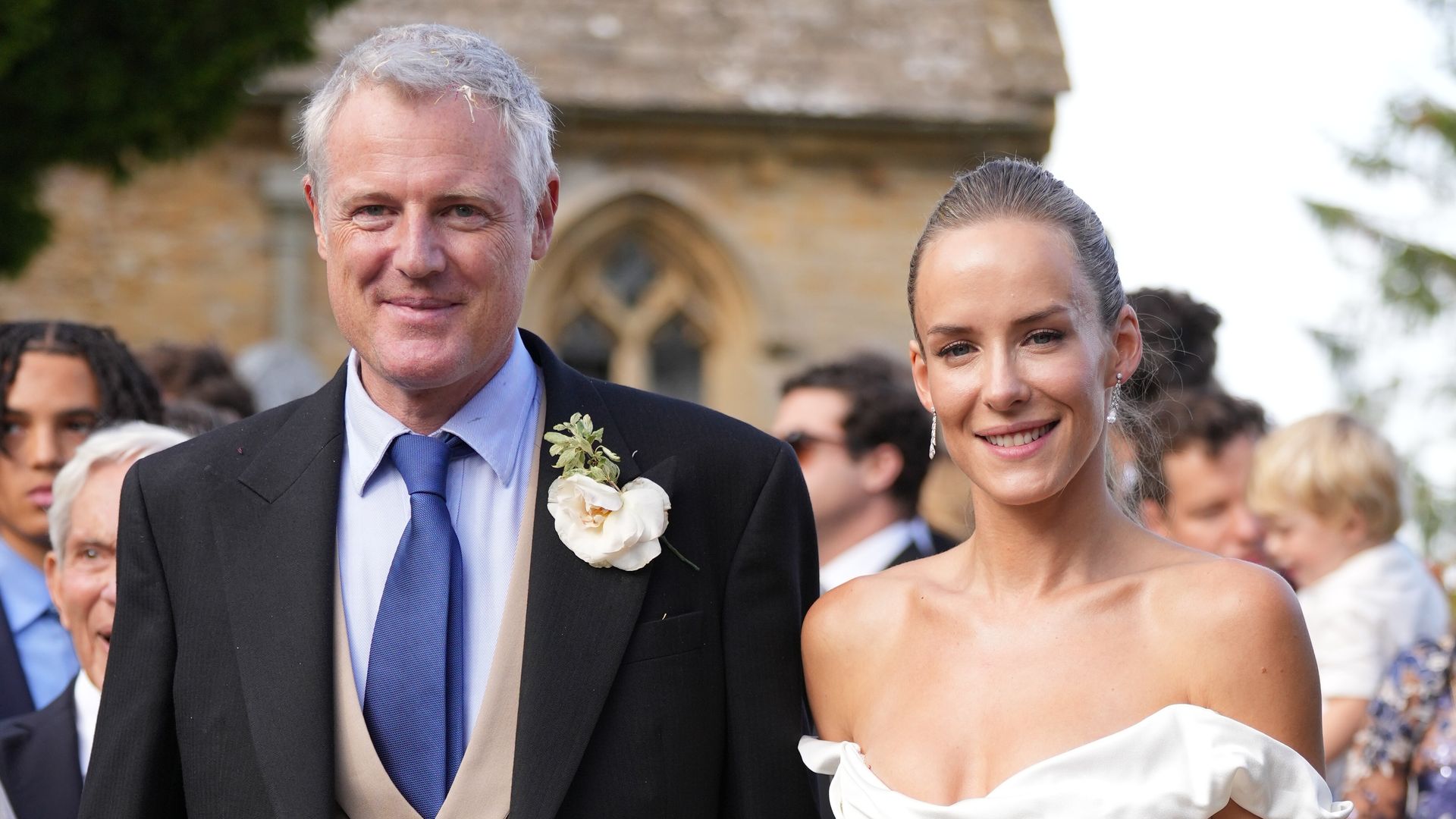 Zac Goldsmith and Hum Fleming marry in star-studded Cotswolds wedding - all the photos