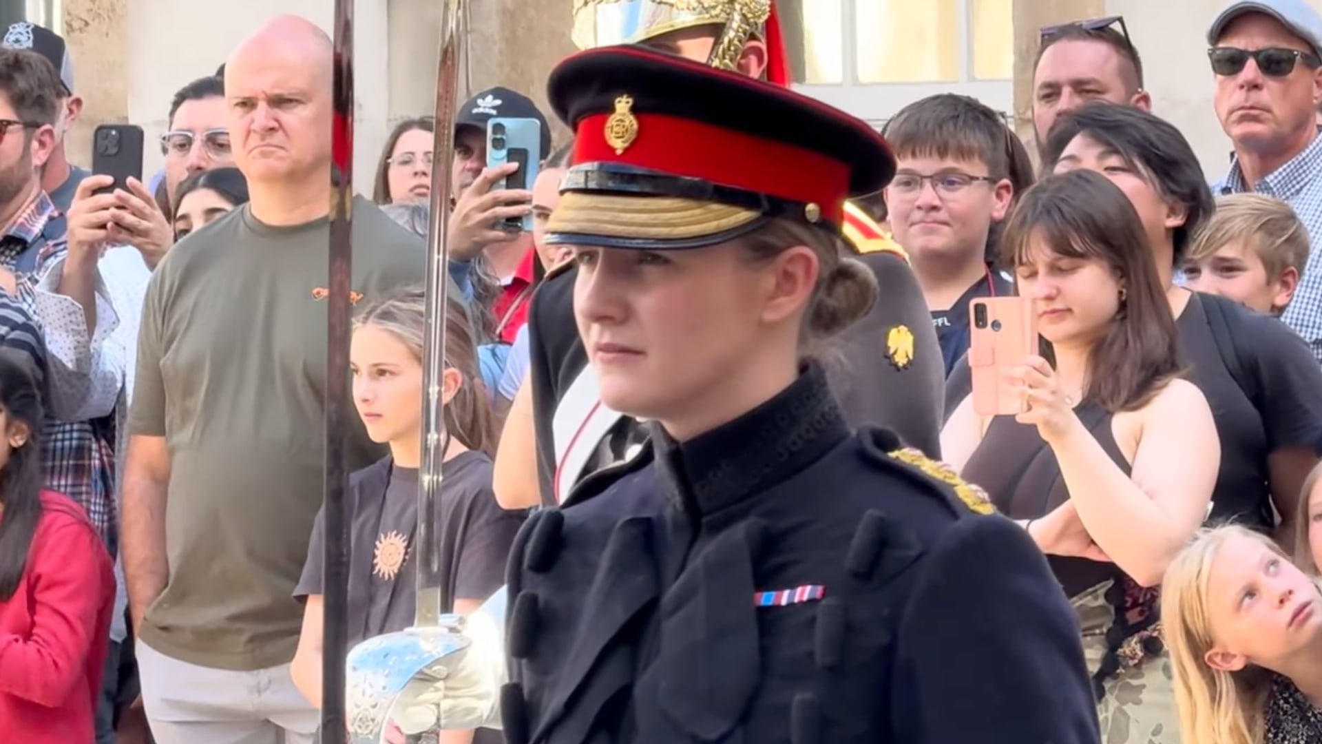 Moment between Charlotte and 'history making' army officer immortalised