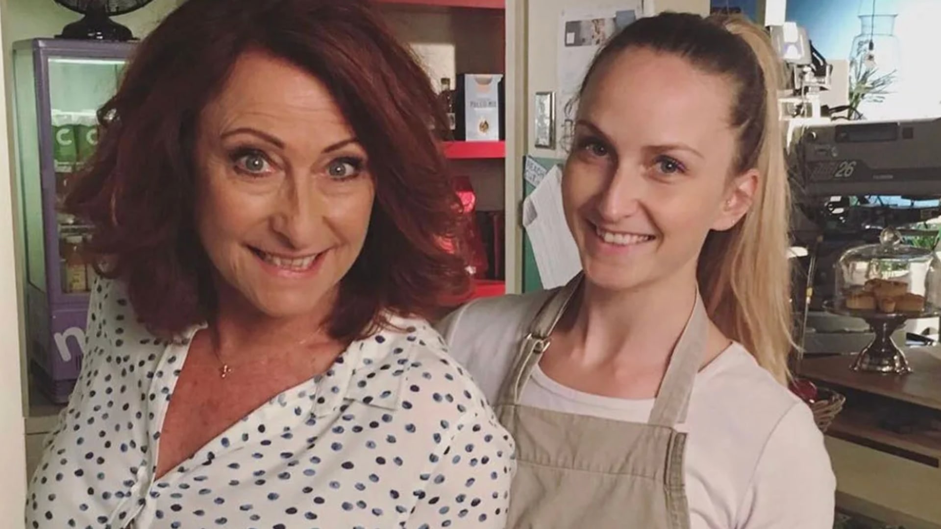 Home and Away's Lynne McGranger and her lookalike daughter, Clancy