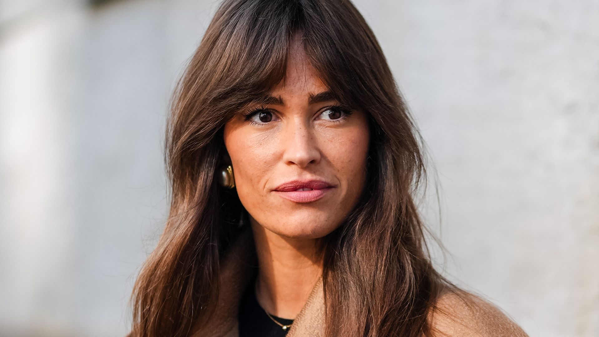  fringe bangs hairstyles long brunette