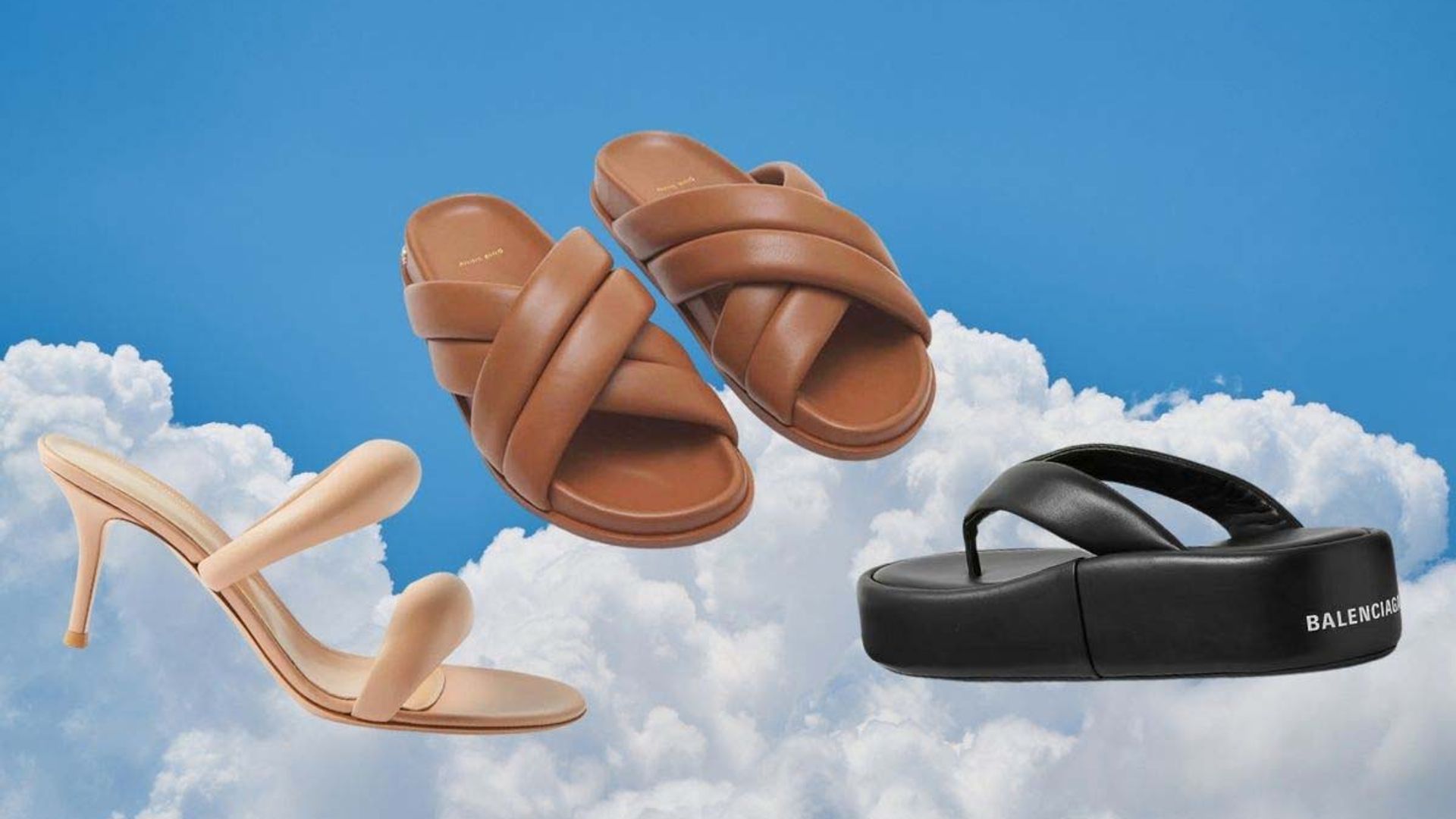 Puffed to perfection: the 6 best pairs of padded sandals for