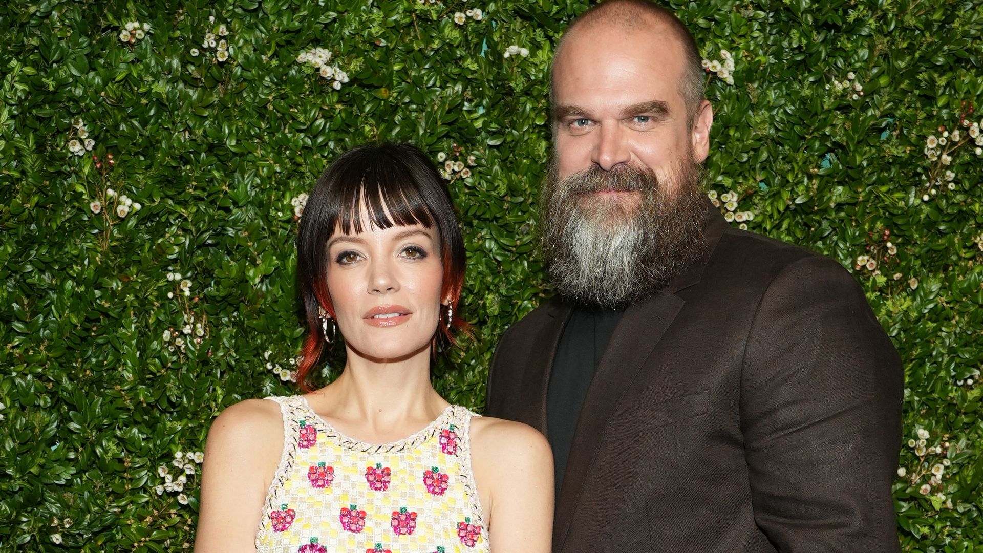 David Harbour pictured all-smiles as he makes first public appearance since Lily Allen's bombshell album