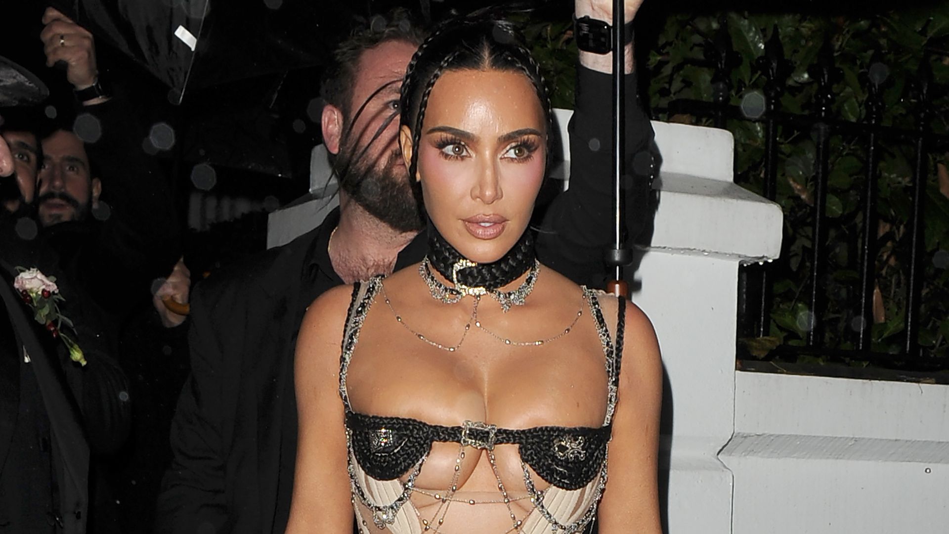 Kim Kardashian doubles down with two naked dresses in one night