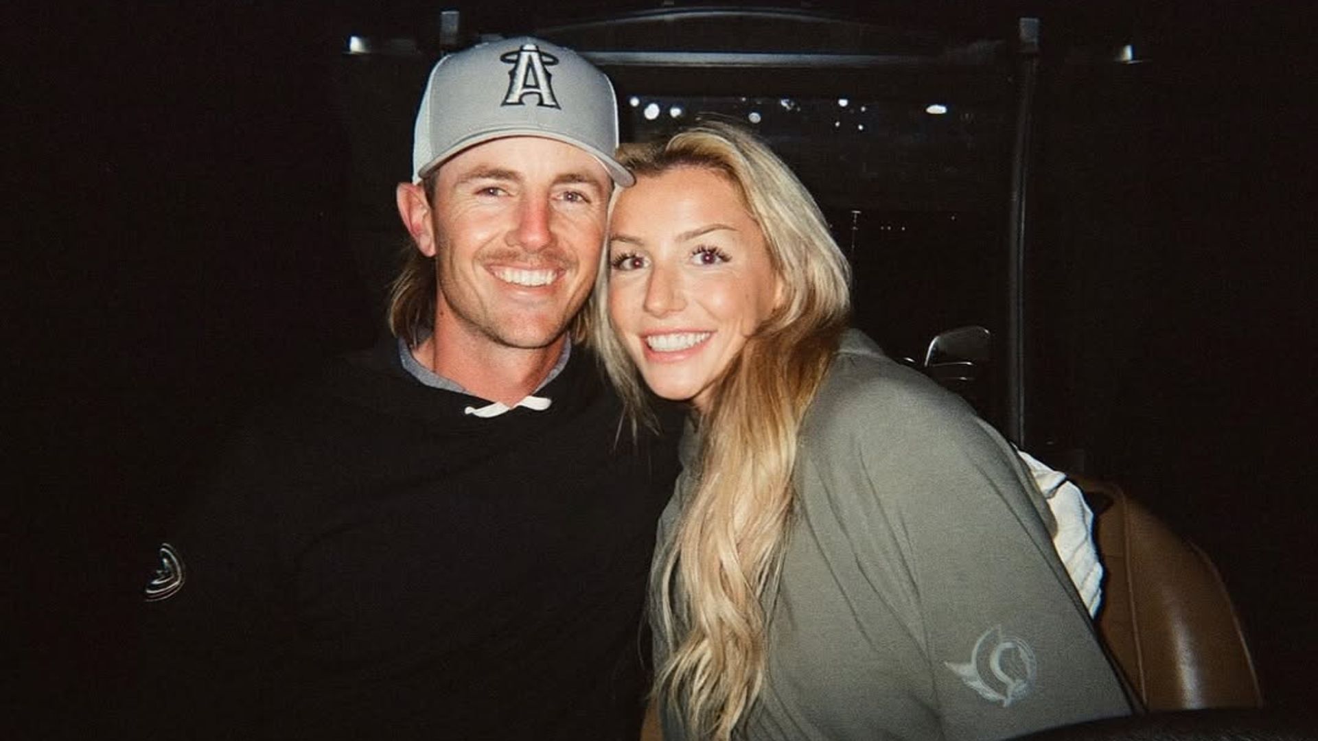 Jake Knapp and Makena White pose for a picture