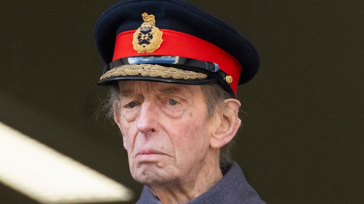 Grieving Duke of Kent makes sombre appearance 9 weeks after wife's death