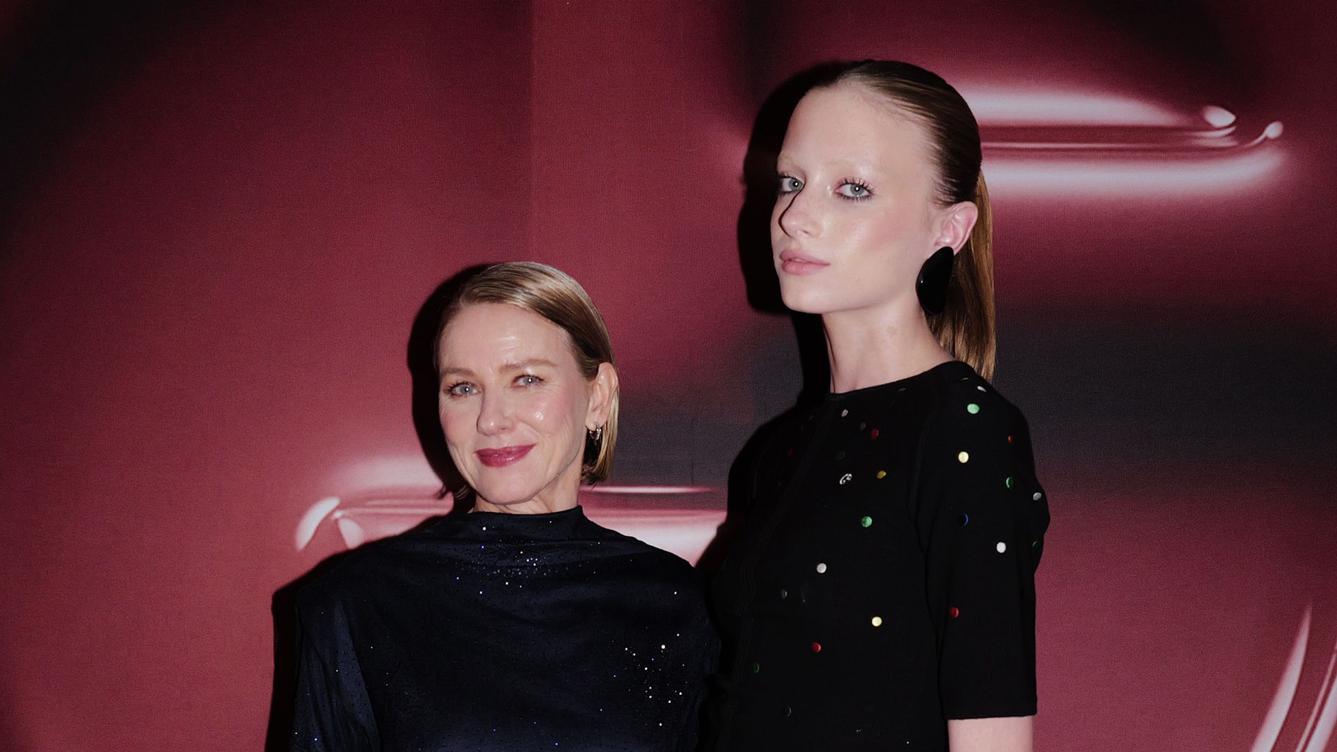 Naomi Watts and Kai Schreiber attend Armani Beauty celebrating Luminous Silk Foundation and Concealer in NYC at Twenty Three Grand on June 18, 2025 in New York City