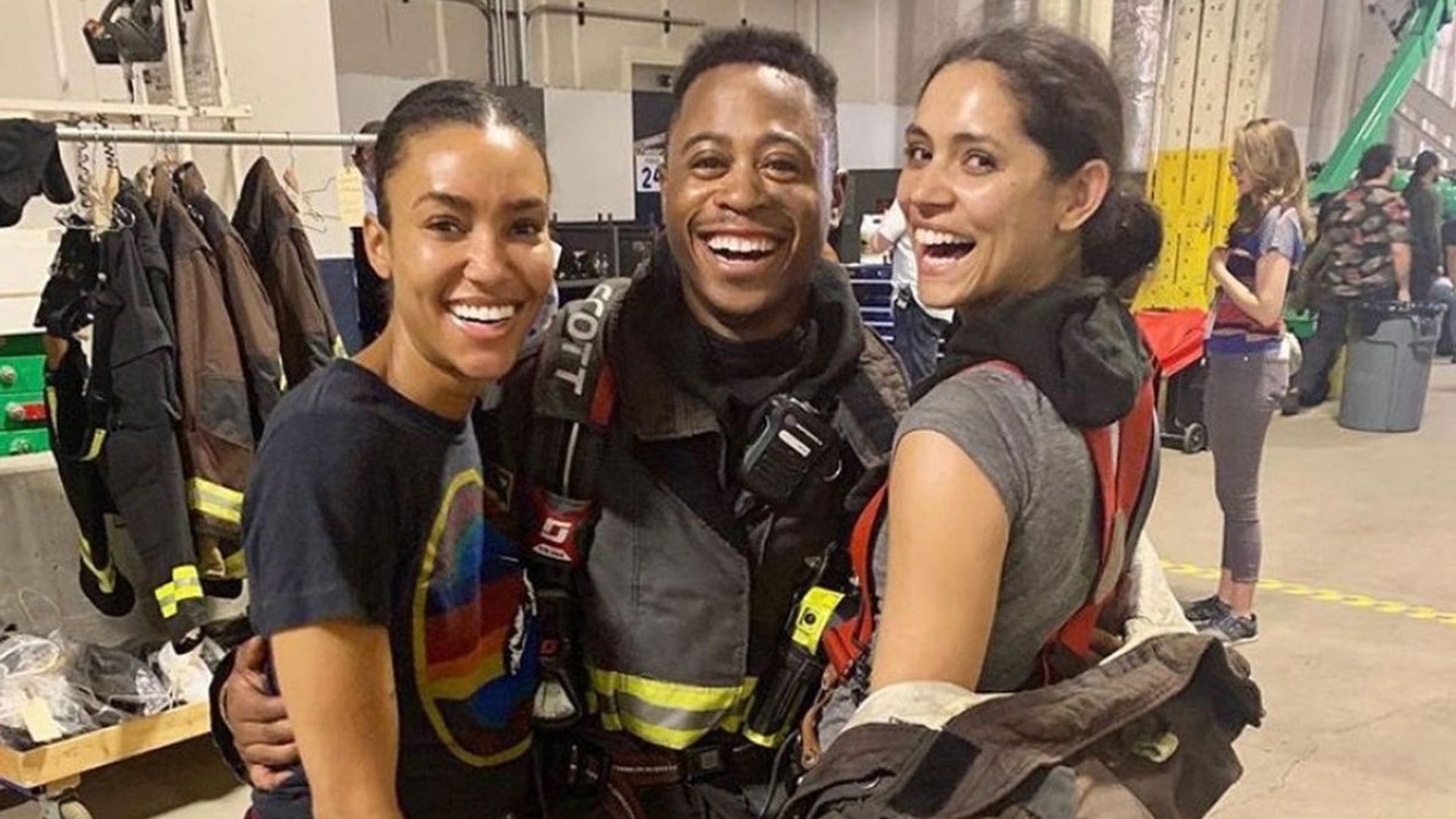 Chicago Fire stars Miranda Rae Mayo and Daniel Kyri celebrate Annie  Ilonzeh's exciting news | HELLO!