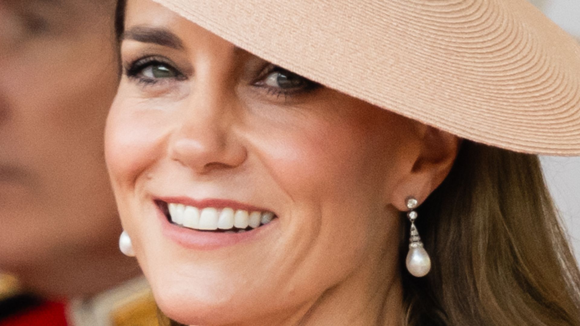 Kate Middleton, the Princess of Wales on the Royal Dais at Datchet Road on July 08, 2025 in Windsor, England. 