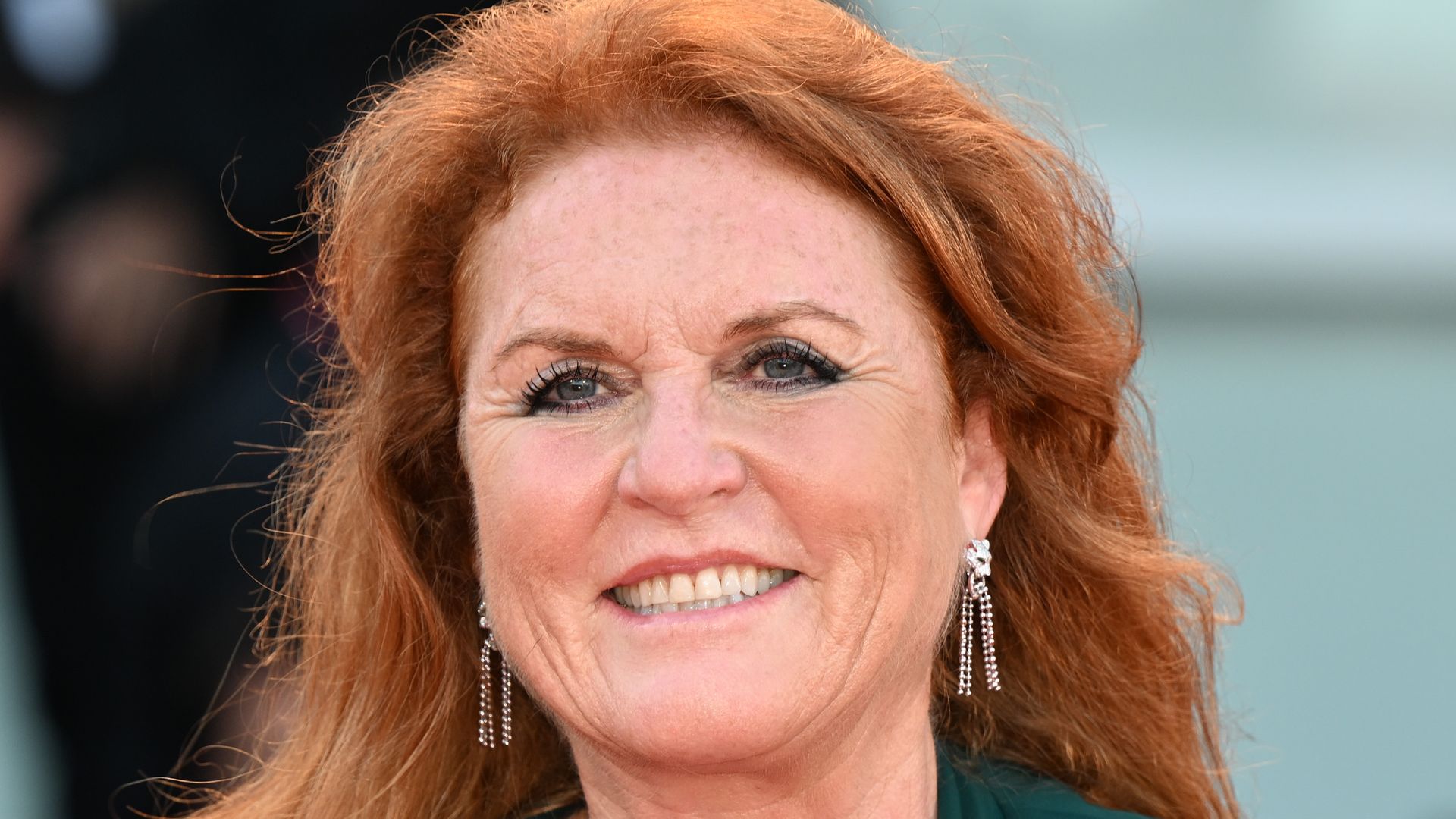 Sarah Ferguson in green dress