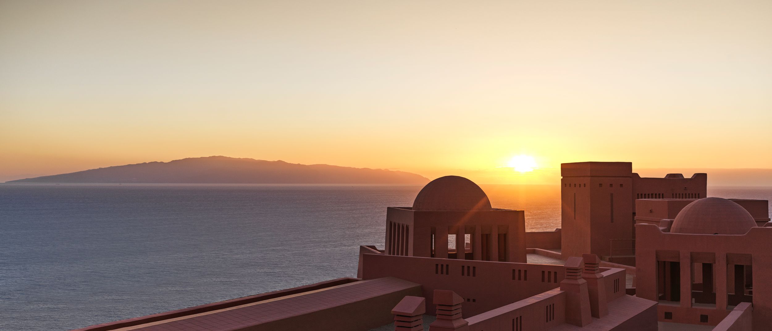 sunset view from Ritz-Carlton Abama 