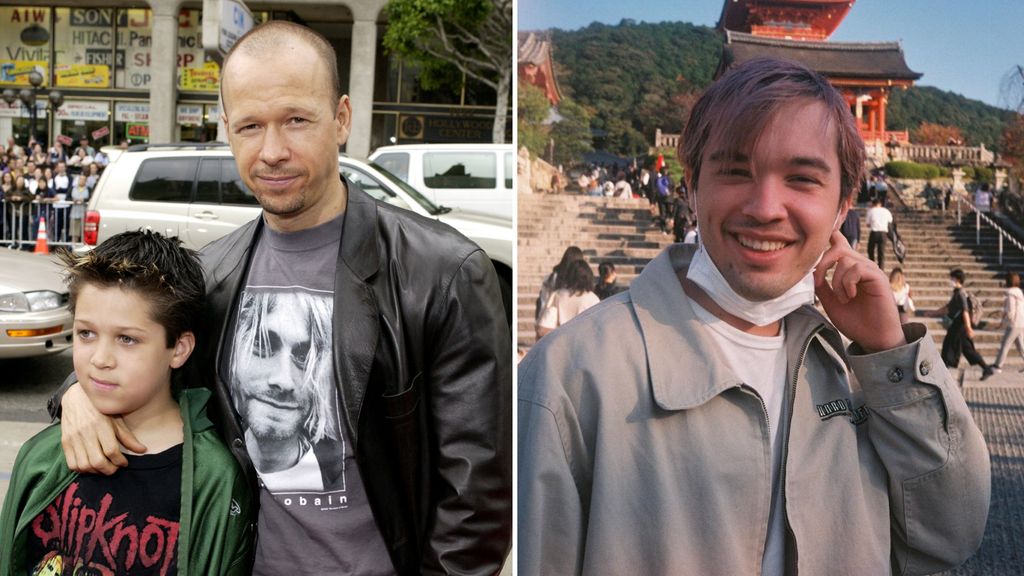 Donnie Wahlberg's sons Xavier and Elijah (respectively)