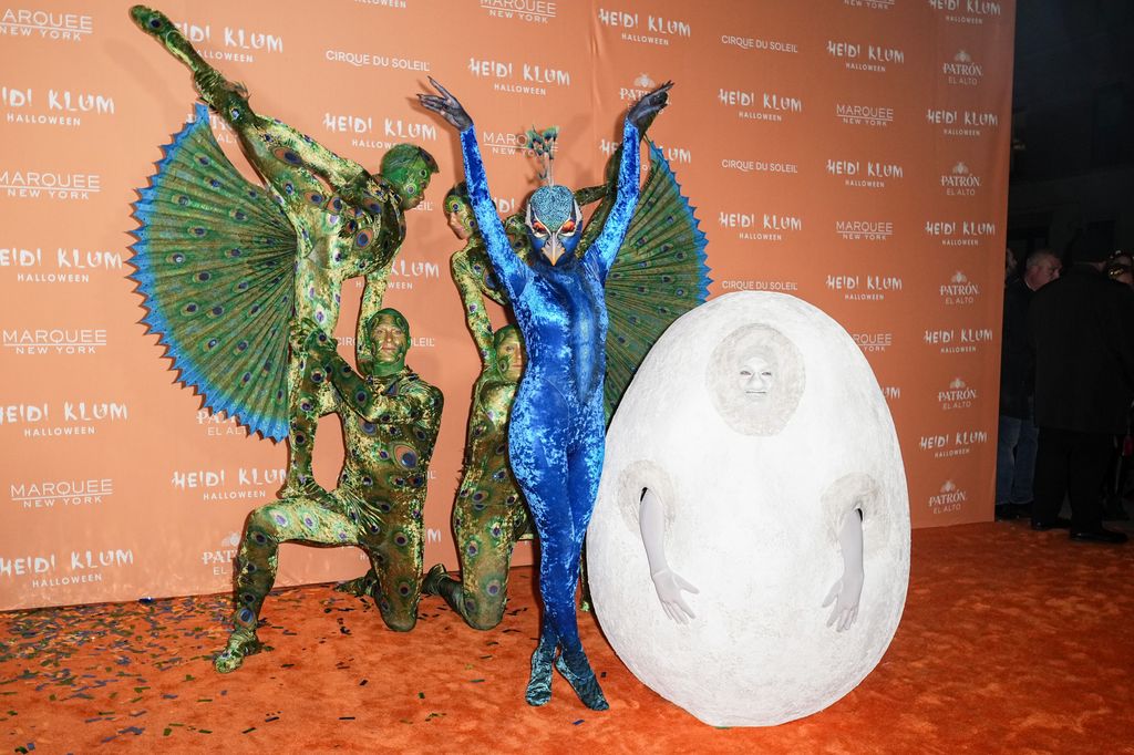 Heidi Klum and Tom Kaulitz at Heidi Klum's 22nd Annual Halloween Party 