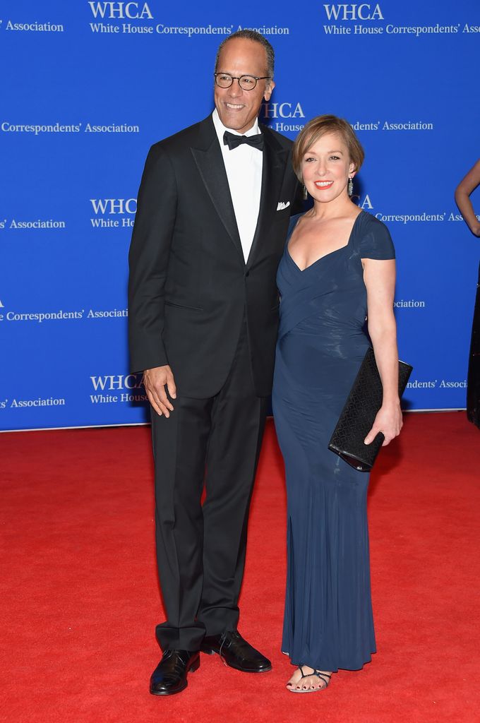 Lester Holt and Carol Hagen attend the 101st Annual White House Correspondents' Association Dinner at the Washington Hilton on April 25, 2015 in Washington, DC