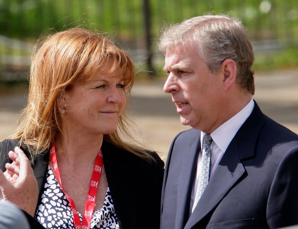 Sarah has been supporting Prince Andrew