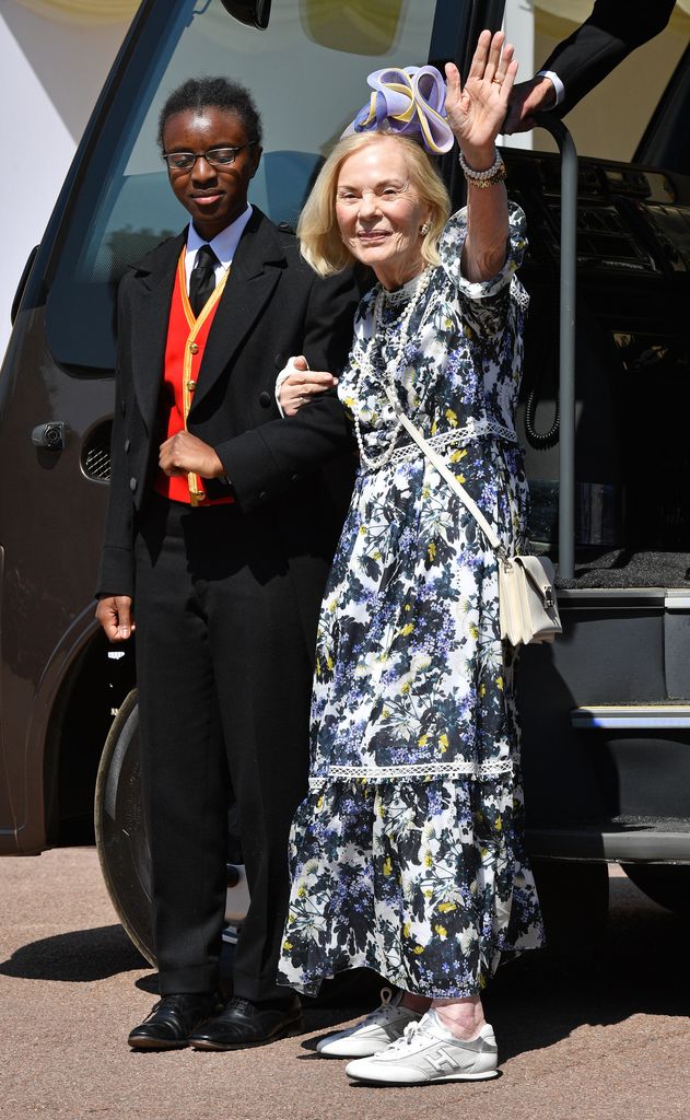 WINDSOR, UNITED KINGDOM - MAY 19: (EMBARGOED FOR PUBLICATION IN UK NEWSPAPERS UNTIL 24 HOURS AFTER CREATE DATE AND TIME) Katharine, Duchess of Kent attends the wedding of Prince Harry to Ms Meghan Markle at St George's Chapel, Windsor Castle on May 19, 2018 in Windsor, England. Prince Henry Charles Albert David of Wales marries Ms. Meghan Markle in a service at St George's Chapel inside the grounds of Windsor Castle. Among the guests were 2200 members of the public, the royal family and Ms. Markle's Mother Doria Ragland. (Photo by Pool/Max Mumby/Getty Images)