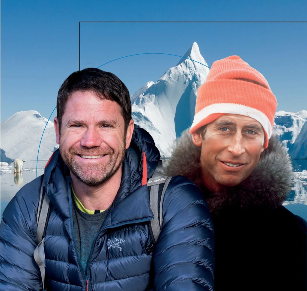 Steve Backshall and Prince Charles in Canada in 1975