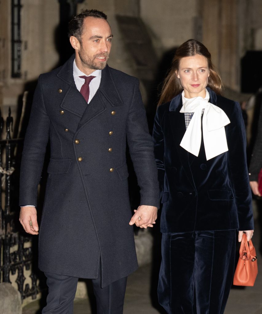 James Middleton walking with Alizee Thevenet